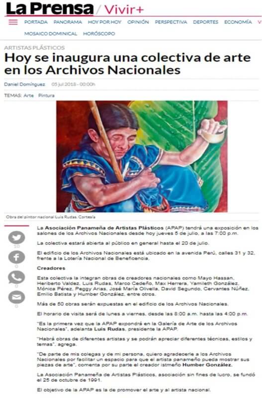 Nilsa Justavino - Colectiva Archivos Nacionales 03A